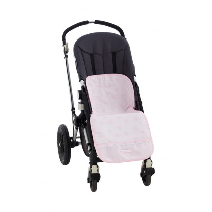 COLCHONETAS PESADA 100% ALGODÃN TRES CHIC ROSA (EK)
