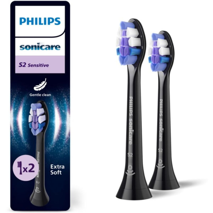 Brossette dentaire PHILIPS Sonicare Sensitive S2 x2 HX6052/88