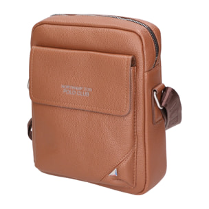 Borsa a tracolla uomo - Modello False - 100% pelle PU - 20.0 x 24.0 x 6.0 cm