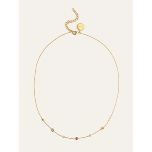 Collana New Orbit Multicolor Placcato Oro