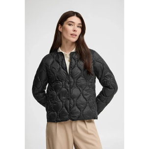 Giacca ultraleggera Paloma nera con logo Polo Club