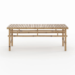 Banc de jardin 2 places en bambou - Vadella