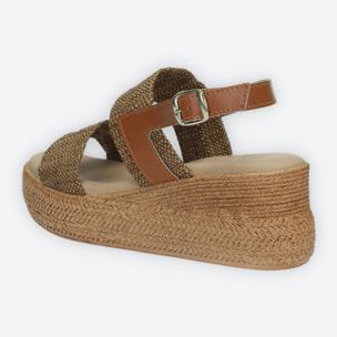 Sandali Donna Tata Italia Marrone