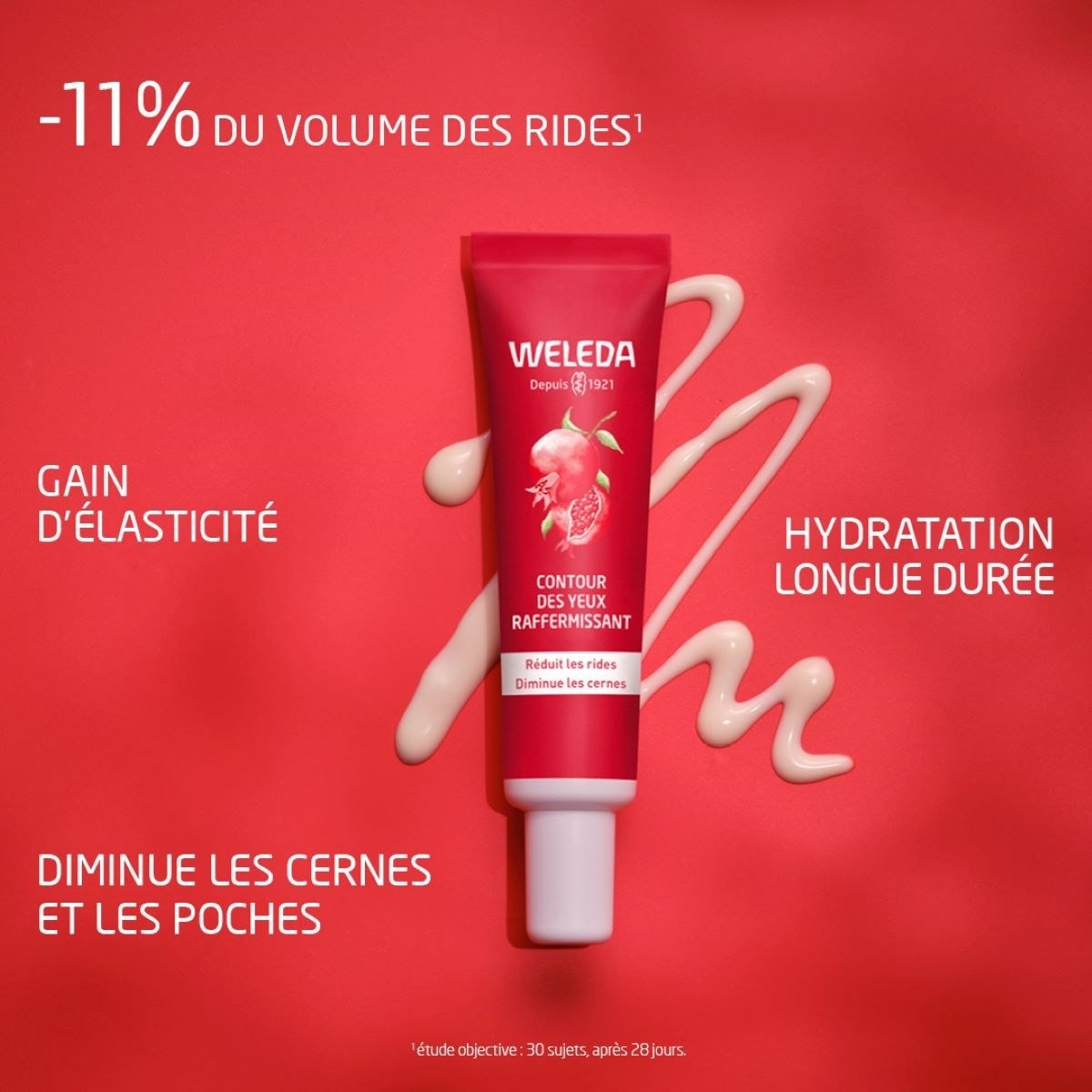 WELEDA - Rituel Raffermissant Anti âge - Crème de Jour et de Nuit - Contour des yeux - Sérum- Grenade et Peptides de Maca - Vegan - Certifié Natrue- Pot 40 ml x2 - Tube 12 ml - Flacon 30 ml et pipette