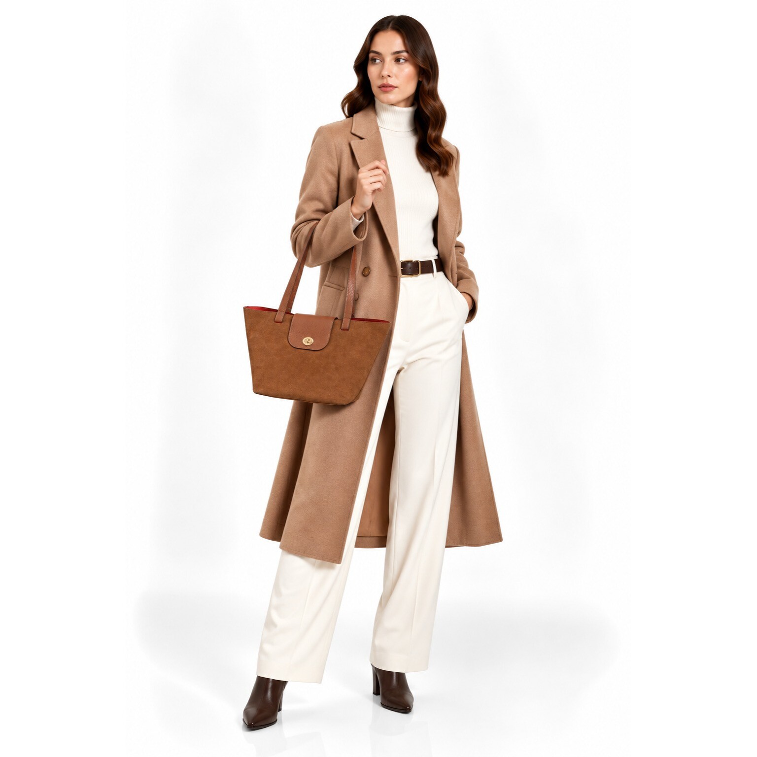 Tote Anna Luchini Cammello