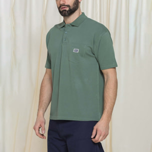 POLO VINTAGE CON PATCH CARRERA THE BLUE AGE REPLICA