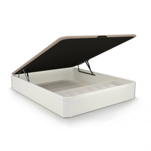 Canapé con zapatero 150x190 cm en blanco Luxury Plus 3D Blanco