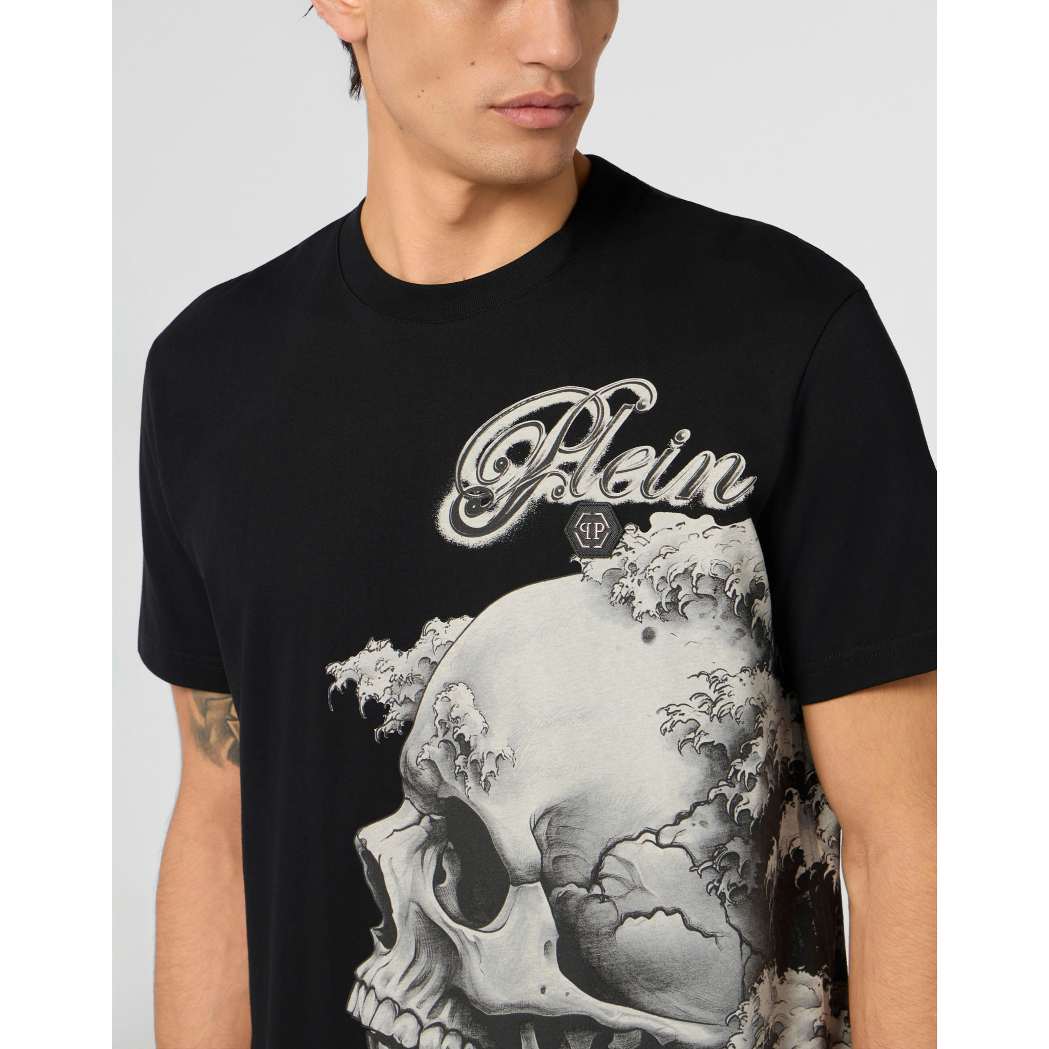 PHILIPP PLEIN T-shirt girocollo a maniche corte SKULL