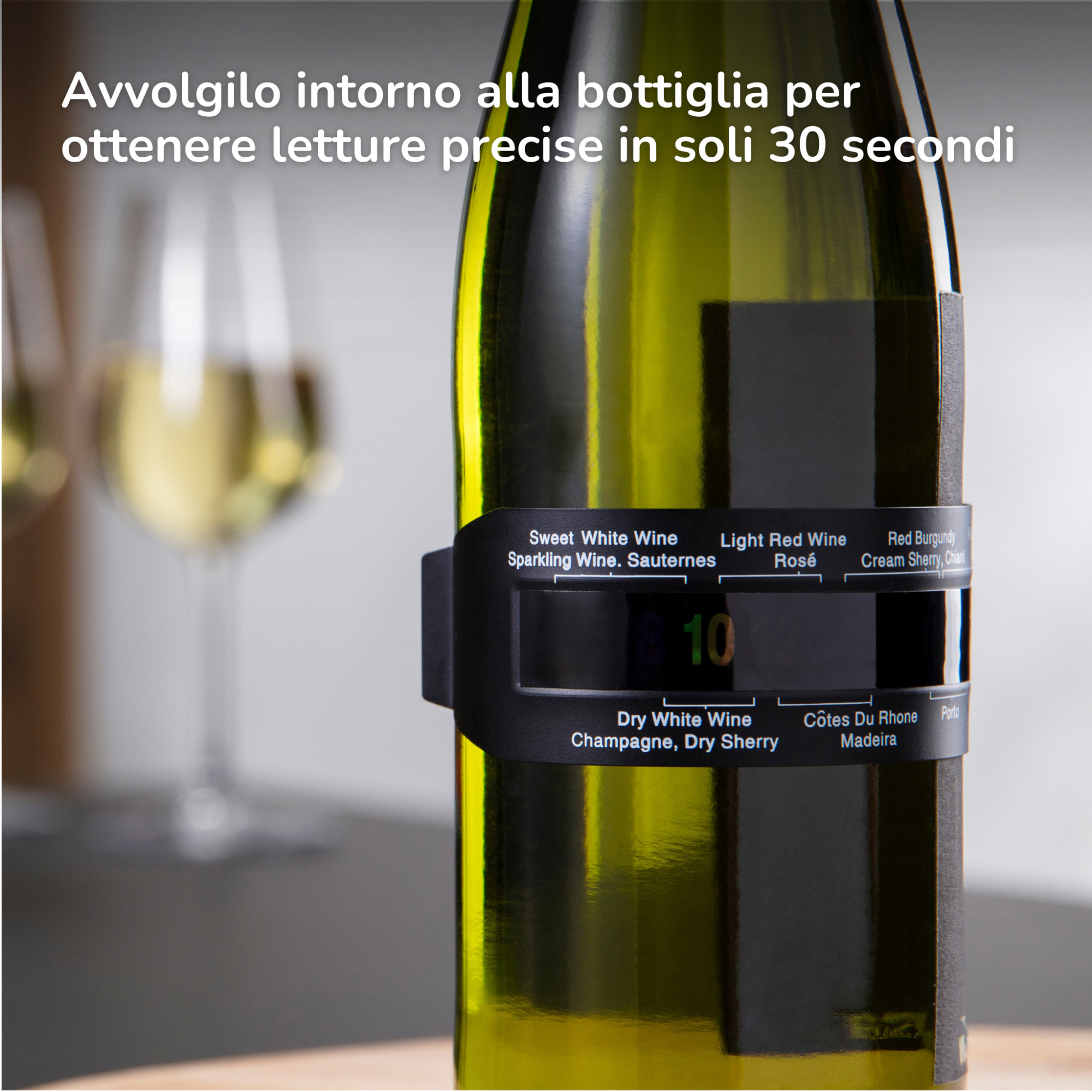 HAIER Termometro per vino in acciaio inox