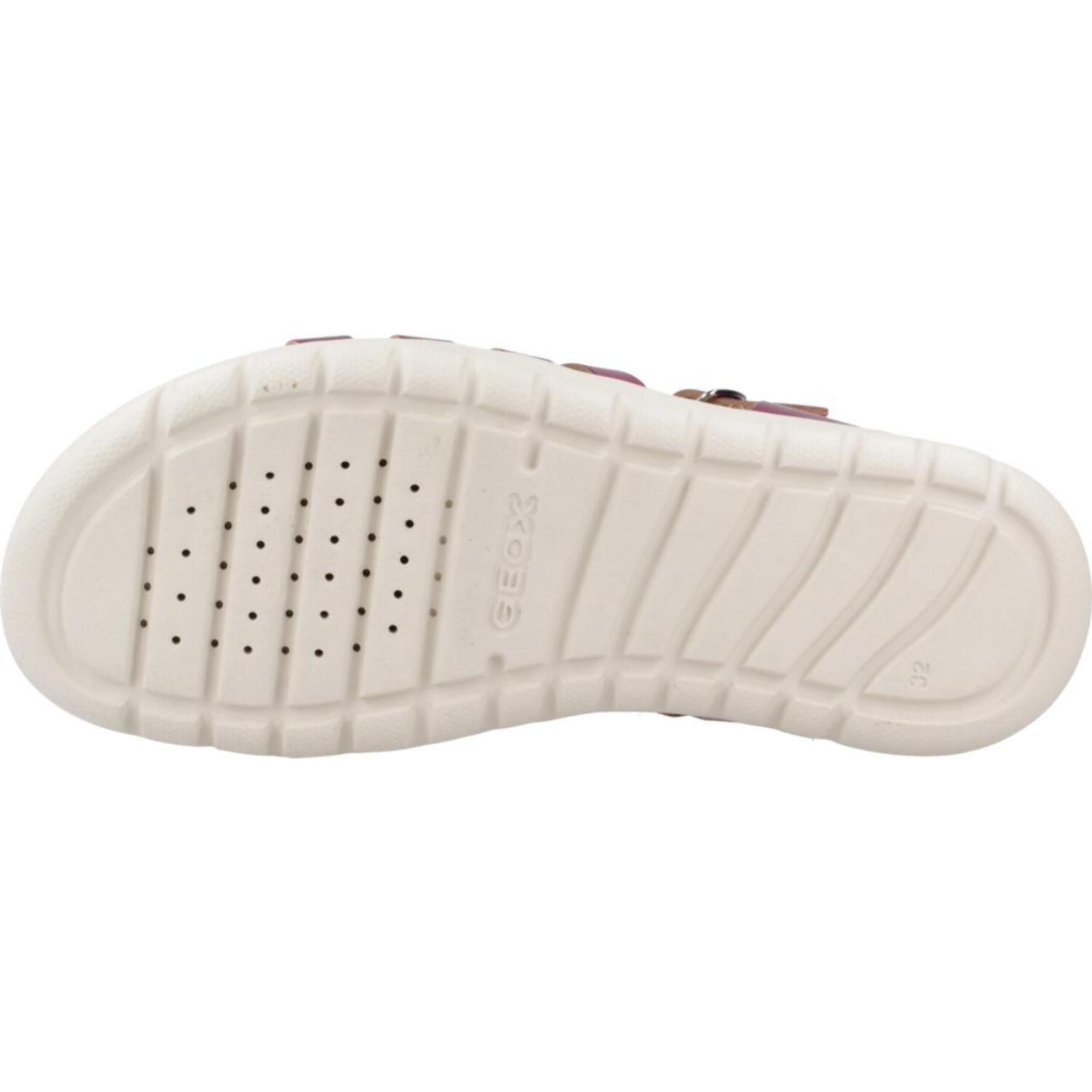 Sandalias Niña de la marca GEOX  modelo J S. SOLEIMA G.B - METAL.LEA ROSA