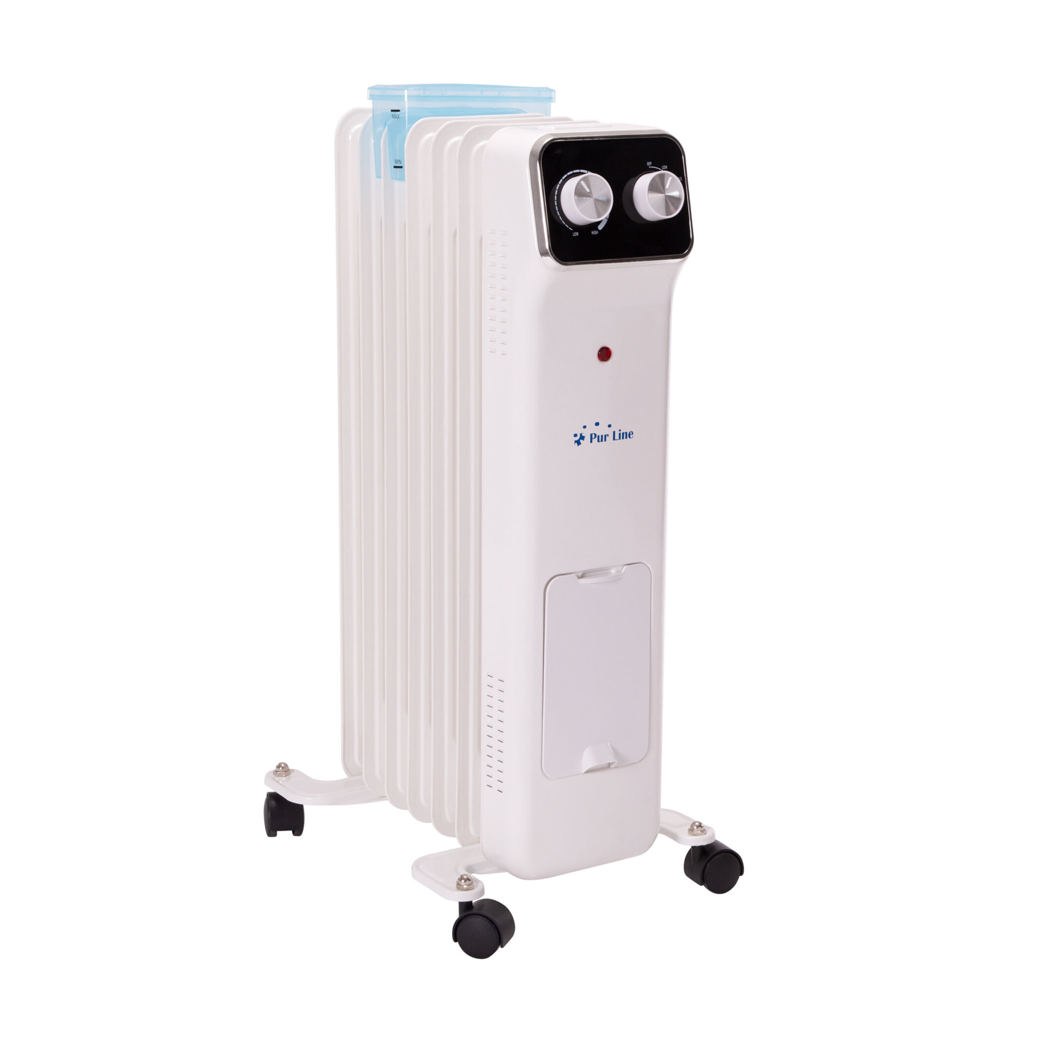 Radiateur d'huile blanc avec réservoir d'humidification 1500 W