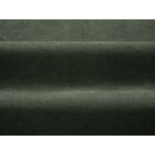 Lit coffre avec tête de lit "Polly" 160x200cm en chenille vert mousse