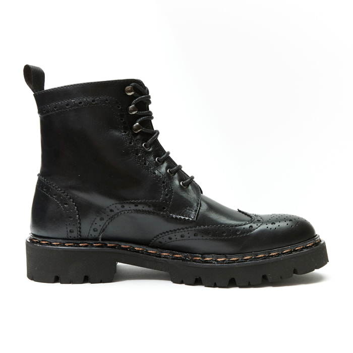 Derby boot British Passport Nero