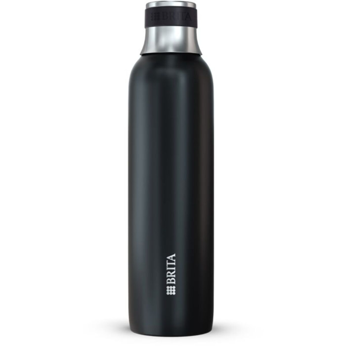 Bouteille BRITA isotherme noire sodaTRIO 0.65L