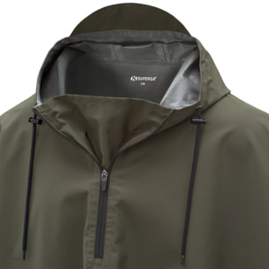 Giacche Superga Uomo Donna Verde Poncho Raggiera Logo