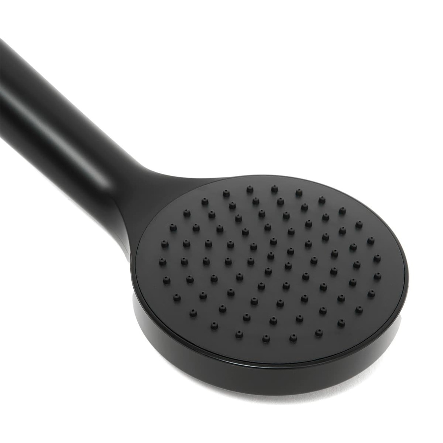 Douchette à main en plastique, 1 jet, buses silicone, noir mat (SATBSRS21C)