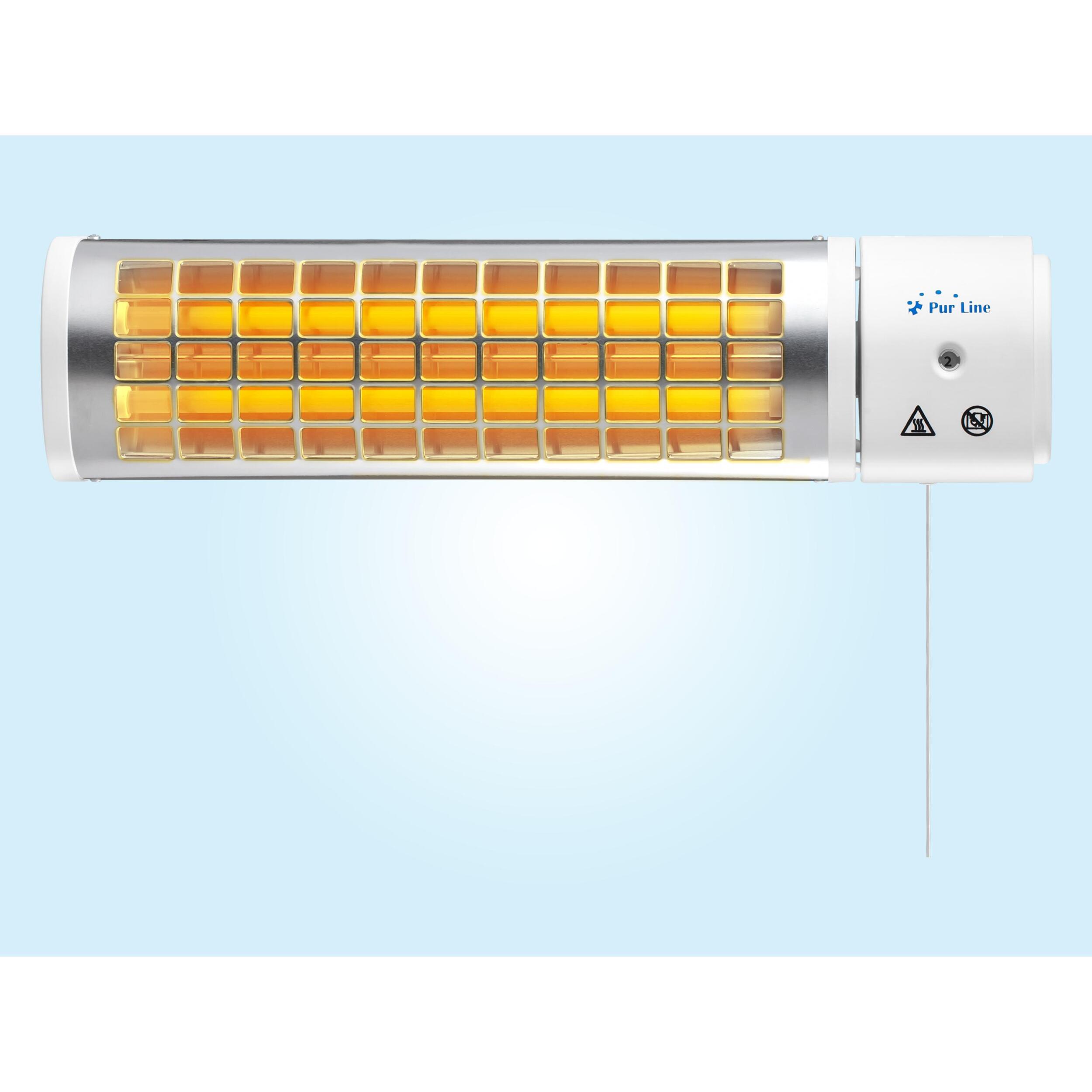 Calefactor halógeno para baño 1200W HEATY B1200 PURLINE
