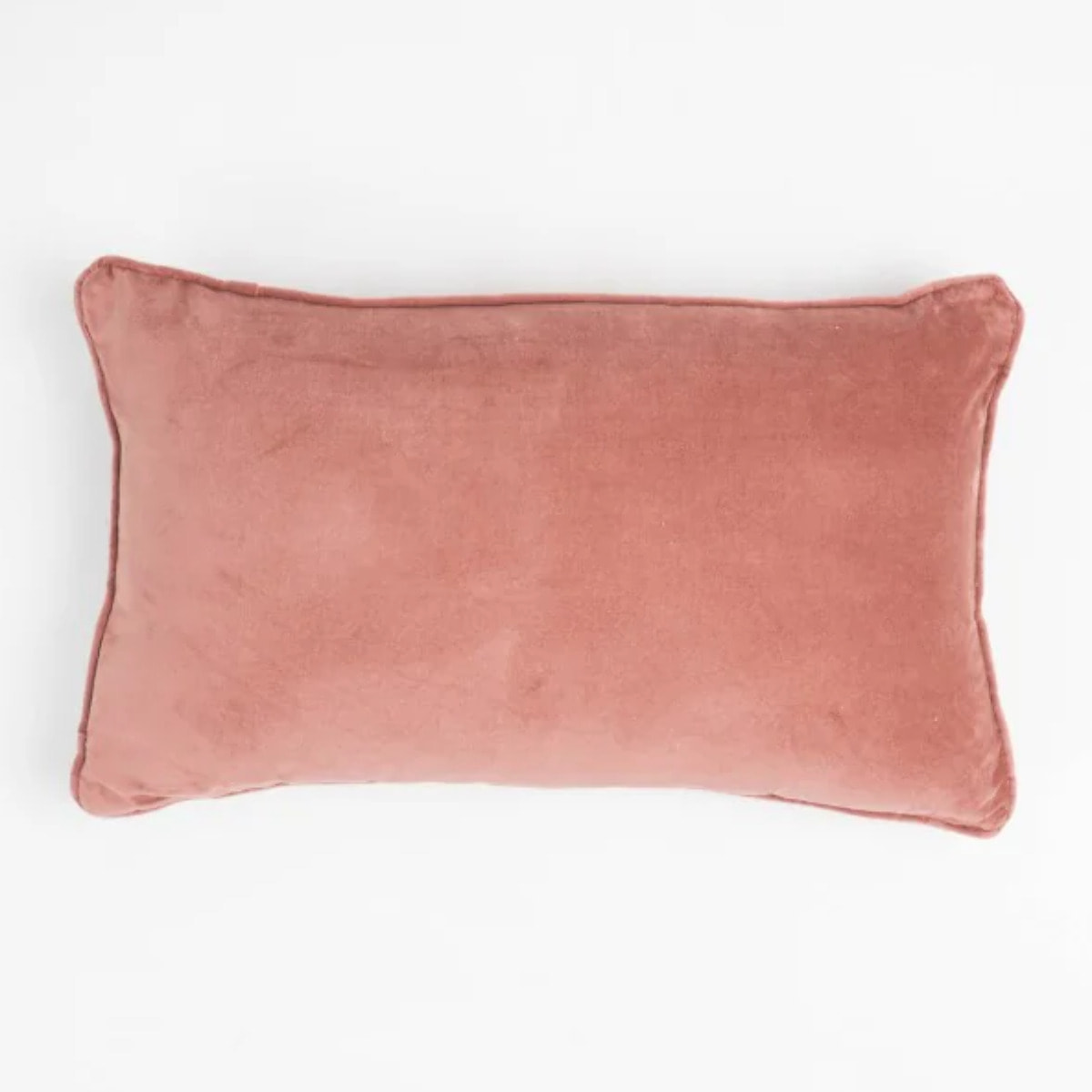 Cojín rectangular 30x50 terciopelo algodón rosette - funda + relleno