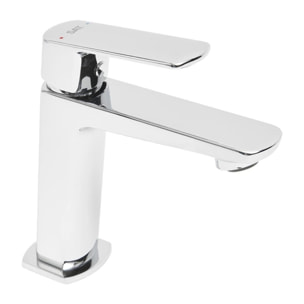 Mitigeur lavabo Feel, sans tirette, chrome SATBSFEEL271 avec une garantie de 5 ans