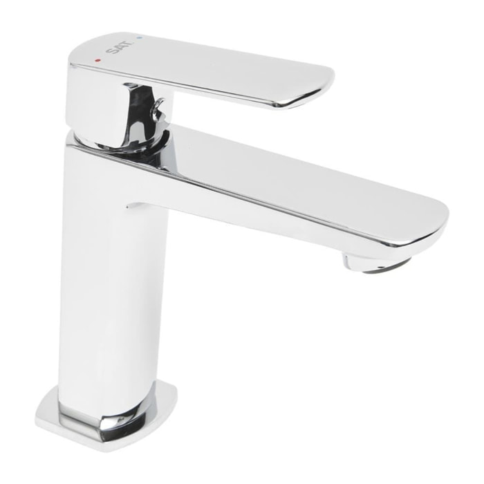 Mitigeur lavabo Feel, sans tirette, chrome SATBSFEEL271 avec une garantie de 5 ans