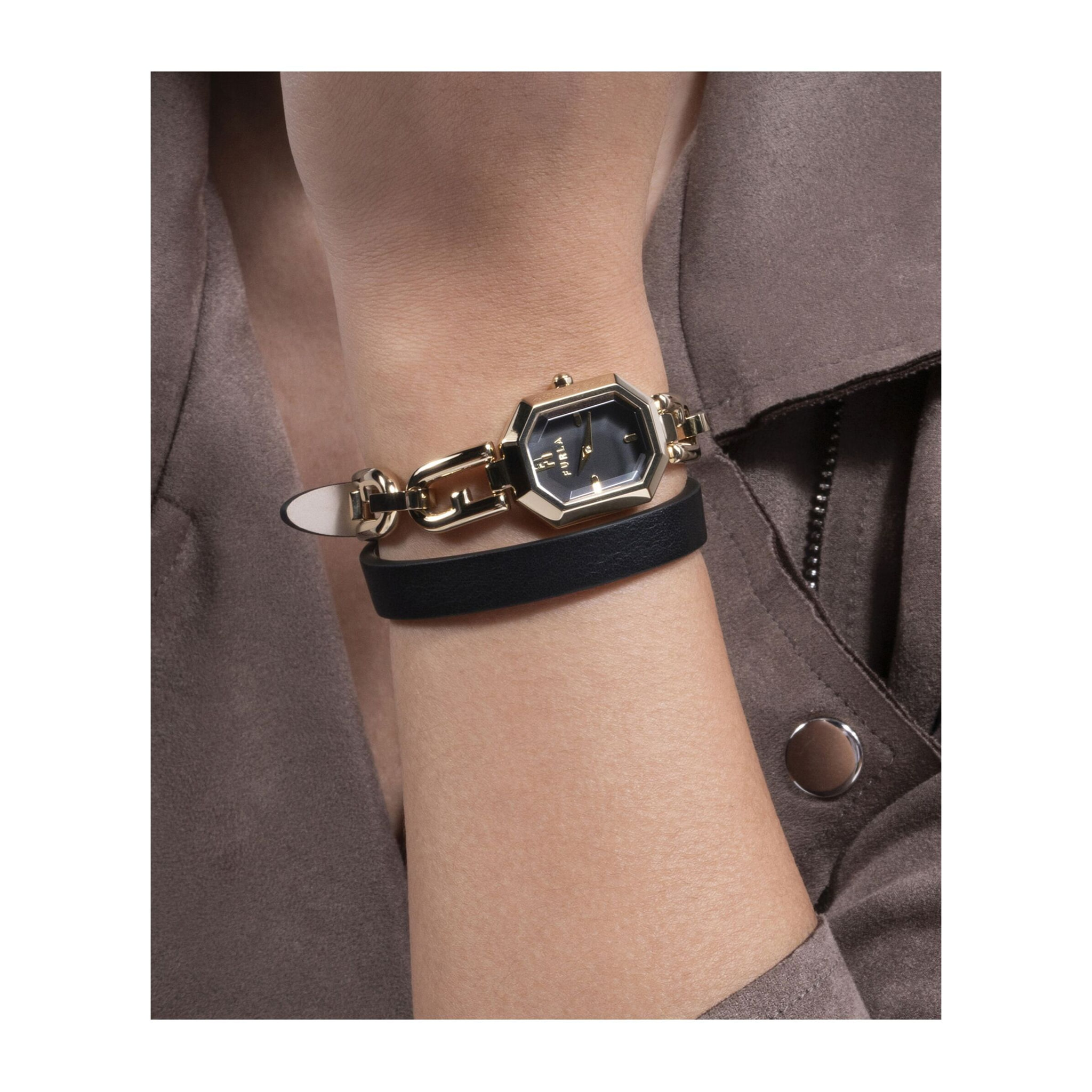 Furla Reloj Analógico De Cuarzo Furla Octagonal