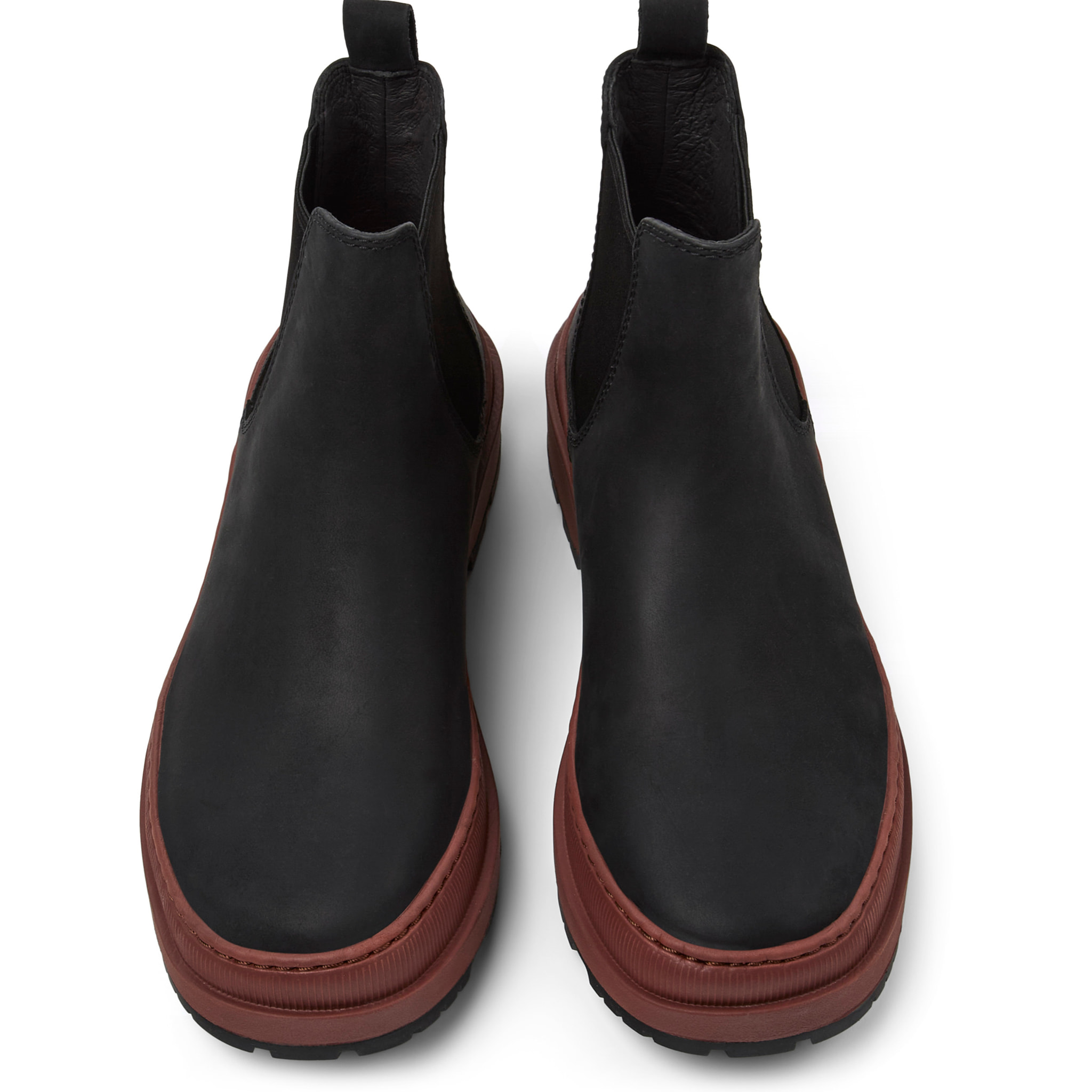 Botines - CAMPER Brutus Trek - Negro - Cuero Nubuck