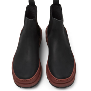 Botines - CAMPER Brutus Trek - Negro - Cuero Nubuck