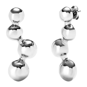 Pendiente SER INTRÉPIDA PLATEADO U