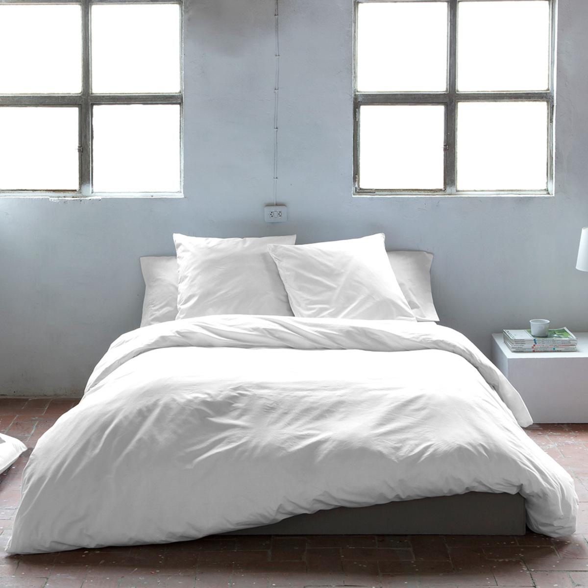 Housse de couette PURE en coton percale - blanc - vendue seule