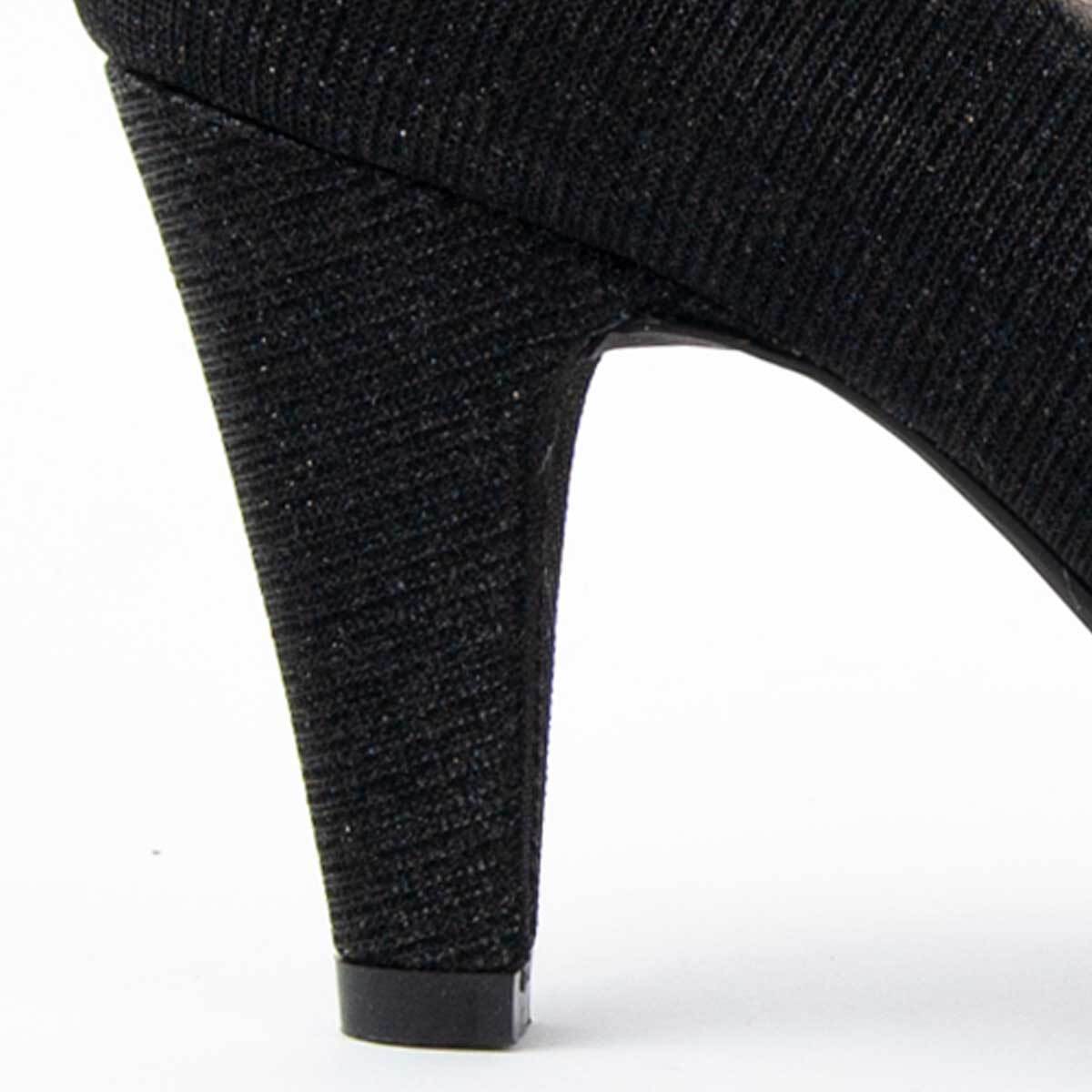 Zapato De Tacón - Negro - Altura: 8 Cm