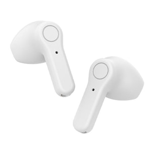 Auriculares Inalámbricos Earbuds TWS155 Blancos - Bluetooth 5.3 - Micrófono incluido