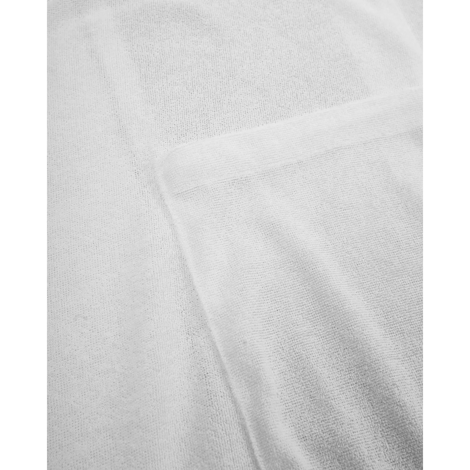 Pack bolso + toalla pareo algodón raya velour azul agua