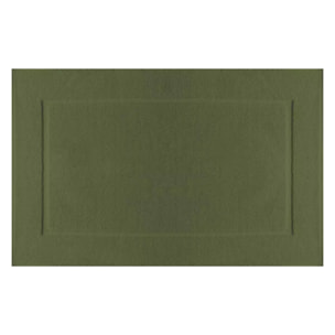 Tapis de bain pur coton 850 g/m² uni vert Vitae sauge