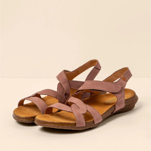 Sandalias N5079 NOBUCK LAVADO MALVA / WAKATAUA color Malva