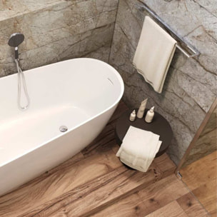 Pomme de douche SAT noir/chrome (SATBSRS33C)