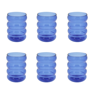 Lot de 6 verres, SANTORIN