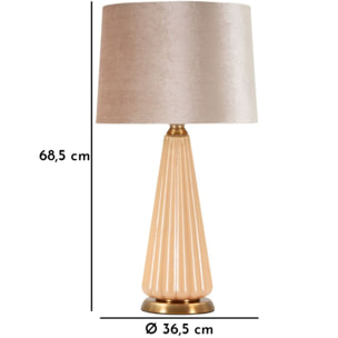 LAMPADA DA TAVOLO PERLY -A- CM Ø 36,5X68,5