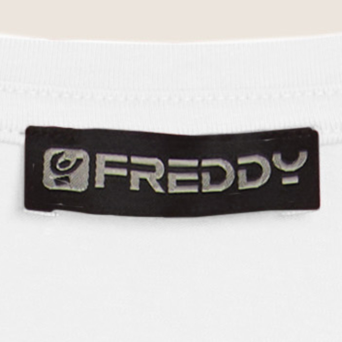 T-shirt Manica Corta con Logo FREDDY e Inserti Elastici
