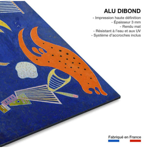 Tableau célèbre La Flèche de Kandinsky Tableau alu Dibond