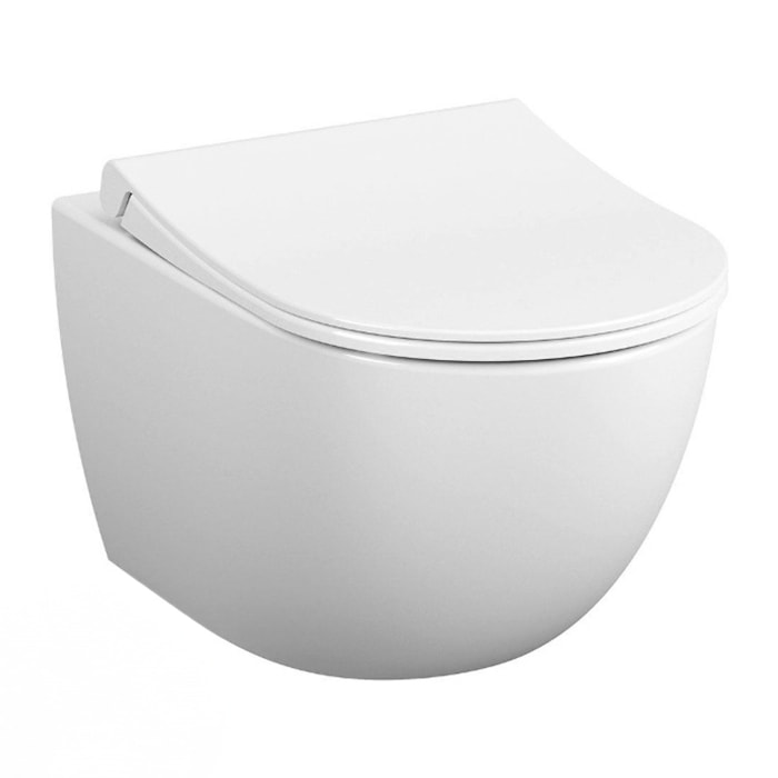 Sento WC sans bride SmoothFlush + Abattant avec frein de chute, Blanc (7848-003-6147)