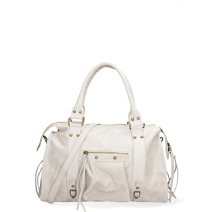 Borsa a spalla da donna - Modello Elara - Vera pelle - 41.0 x 28.0 x 13.0 cm