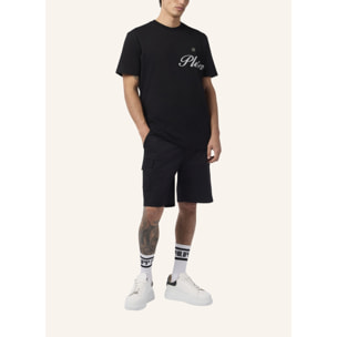 PHILIPP PLEIN Camiseta de cuello redondo y manga corta SIGNATURE