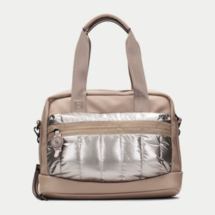 Bolso de Hombro  Taupe 34 x 29 x 14 cm
