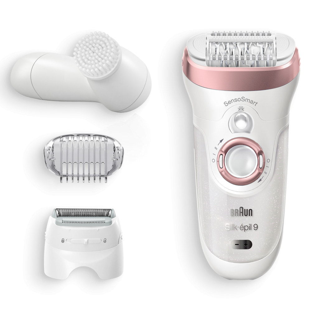 Braun Silk-épil 9-880 Épilateur Électrique Femme, Or Rose/Blanc