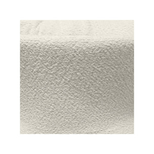 Fauteuil pivotant 360° en tissu bouclette - ORIGANO