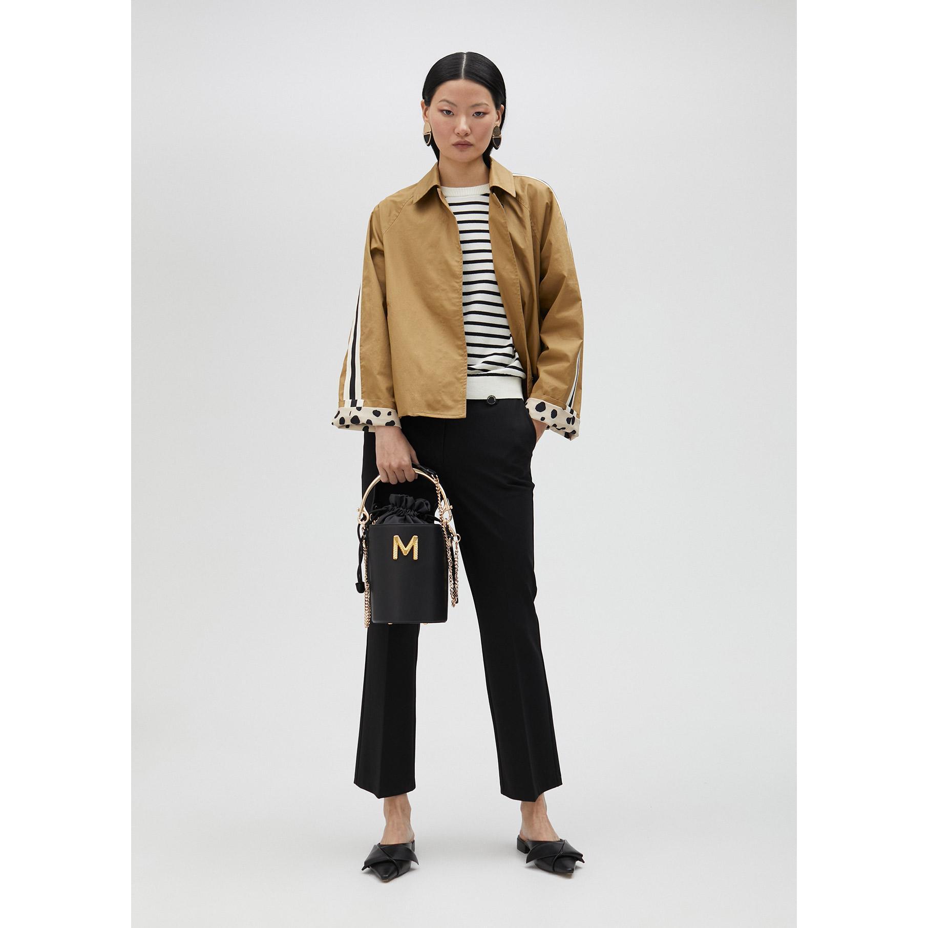 Trench corto cammello