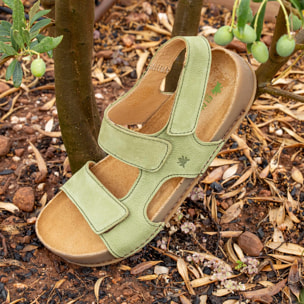 Sandalias N6003 NOBUCK CREAM / HORIZON color Cream
