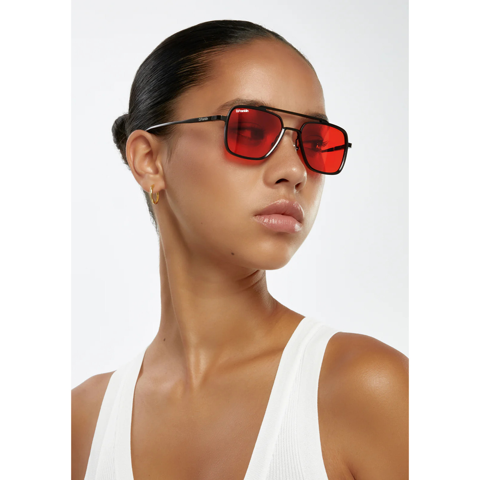 Gafas de Sol Muni SQ Black / Red D.Franklin