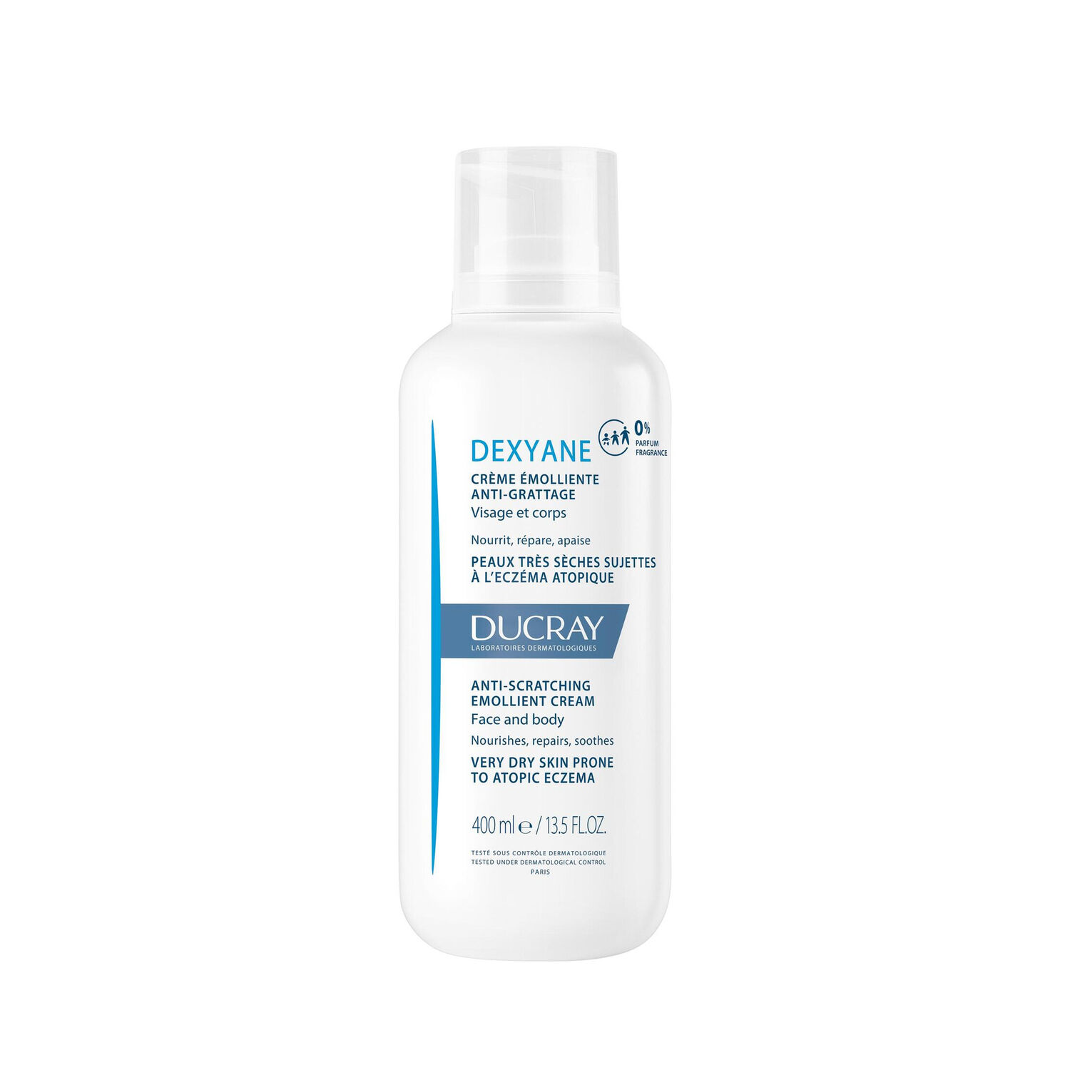 Ducray - Dexyane - Crème Émolliente Anti-Grattage Peaux Très Sèches et à Tendance Atopique - Crème Émolliente Anti-Grattage