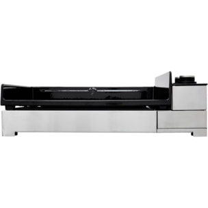 Plancha gaz FORGE ADOUR Premium 60 Inox 2brûleurs à poser, 58.5x40.5 cm